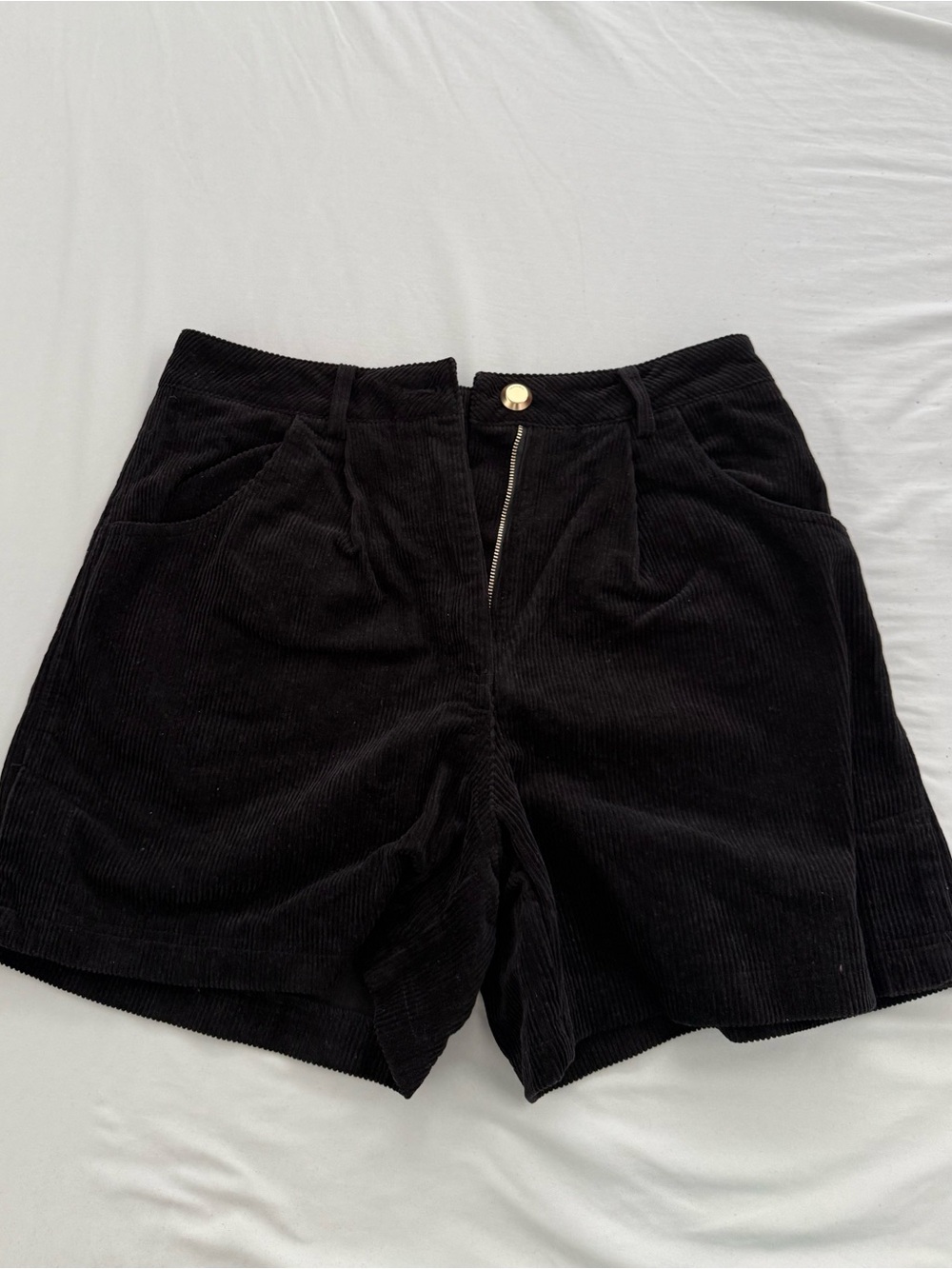 Farm Rio Classic Black Corduroy Women’s Shorts Size 30